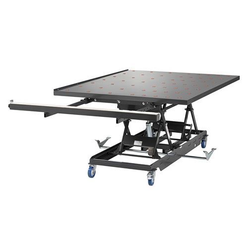 Table élévatrice de transport à rouleaux omnidirectionnels · EPS